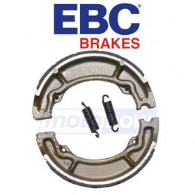 Q0d0 Ebc Mn/q0d0 Rear Grooved Brake Shoes For 1980-1982 Yamaha Tt250 - Yo