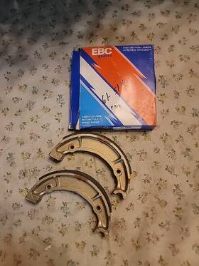 61-5140 Ebc Y514 Brakes Motorcycle Brake Shoes Tucker Rocky New Old Stock