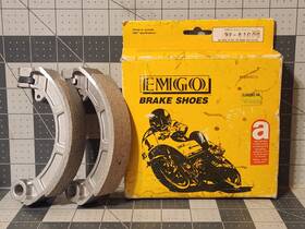 92-81000 Emgo Vespa Front &/or Rear 72339 Brake Shoes 125 200 150 P125x/e P150x/e P200/e
