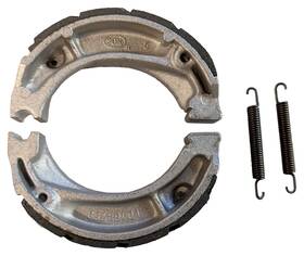 93-39154-3 Emgo Front Grooved Brake Shoe For Honda 1986-87 Tr200 Fat Cat 2005-19 Ct110x
