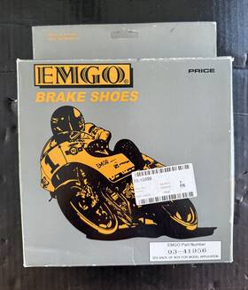 93-41056 Emgo Rear Grooved Brake Shoes For Suzuki T500 Gs400x Gt250 Gt380 Gt500 Gt550 93-41056 Emgo Rear Grooved Brake Shoes For Suzuki T500 Gs400x Gt250 Gt380 Gt500 Gt550