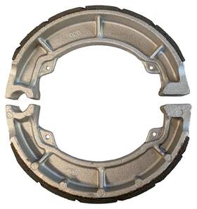 93-42057-5 Emgo Rear Grooved Brake Shoe For Kawasaki 1998-07 Eliminator 250v Vn250