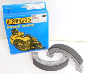431-w2536-00 Emgo Mcs952 Brake Shoe Set 93-27208 For Yamaha Tt Xt Yz Dt Mx Sr It