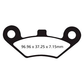 Fa453r For Cf-moto Cforce 400 16 Ebc R Series Heavy Duty Front Left Sintered Brake Pads Fa453r For Cf-moto Cforce 400 16 Ebc R Series Heavy Duty Front Left Sintered Brake Pads