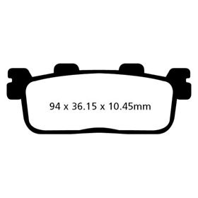 Sfa607 For Kymco Myroad 14-15 Ebc Sfa Series Rear Left Organic Scooter Brake Pads Sfa607 For Kymco Myroad 14-15 Ebc Sfa Series Rear Left Organic Scooter Brake Pads