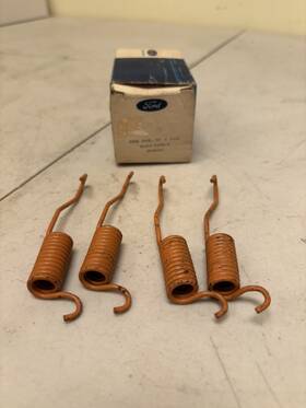 Ford D1fz-2296-c Nos #d1fz-2296-c Brake Springs Box Of 4 1971-72 Mustang