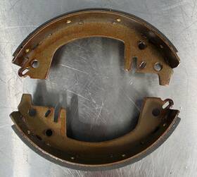 Global Motorsports 70-bs-41801-63-07 Rear Brake Shoes For Harley Panhead Shovelhead 1963-72 Repl Oe 41801-63
