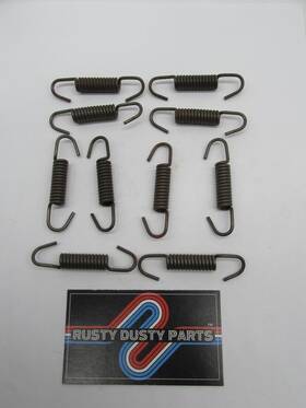 41839-74p Harley Davidson Lot Of 10 Genuine Nos Aermachi Brake Shoe Springs