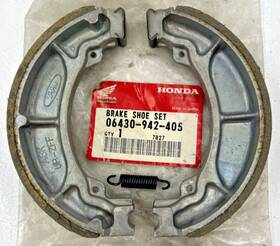 06430-942-405 Honda Nos Oem Motorcycle 1977-2023 Crf50f Xr50r Brake Shoe Set 06430-942-405 Honda Nos Oem Motorcycle 1977-2023 Crf50f Xr50r Brake Shoe Set