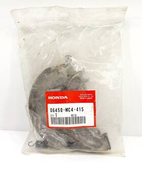 06450-mc4-415 Honda Genuine 1982 Xl500r Oem Front Brake Shoe Set 2 Nos New