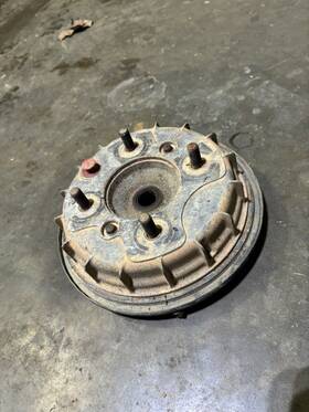 44610-hm5-a80 Honda 2000-2007 Trx 350/400/500/650 Rancher 4x4 Front Brake Drum And Hub