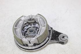 41035-1161 Kawasaki 1984 Kx125 Oem Rear Brake Backing Plate With Shoes Kx 125 84/4