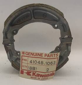41048-1063 Kawasaki Nos Oem Brake Shoe Part # 1986-1988 Kdx-200 41048-1063 Kawasaki Nos Oem Brake Shoe Part # 1986-1988 Kdx-200