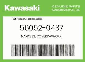56052-0437 Kawasaki Genuine Mark Side Cover - 56052-0437 Kawasaki Genuine Mark Side Cover -