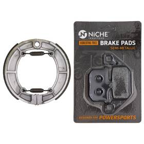 Mk1002594 Niche Brake Pad With Shoe Set For Kawasaki Vulcan 800 500 Front Rear Semi-metallic