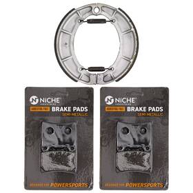 Mk1002661 Niche Brake Pad With Shoe Set For Yamaha Virago 750 1100 700 Front Rear Semi-metallic