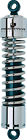 412-4222c-190tm Progressive Shock 412-4222c Suspension Gl1100