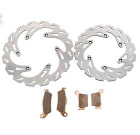 701313 Race-driven Brake Rotors And Pads Fit Gasgas Mc 350f 2022-2025 Front Rear Riptide