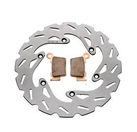 701355 Race-driven Rear Brake Rotors And Pads Fit Gasgas Ec 250f 2021 2022 Riptide Rotor