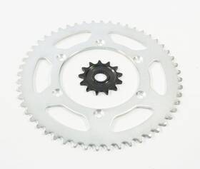 808479 Race-driven Sprockets Fit Yamaha Yz125 2005 - 2014 Front And Rear Silver 13/50