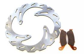 A-10558 Race-driven Brake Rotor And Pads For Kawasaki Kx125 Kx250 2003 - 2005 Front Riptide
