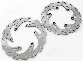 A-81616 Race-driven Brake Rotor Discs Fits Yamaha Wr250f 2001 Front And Rear Riptide Stainless Steel
