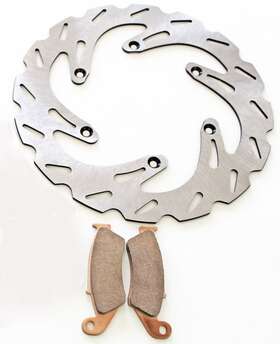 A-82196 Race-driven Brake Rotor And Pads For Yamaha Wr450f 2011-13 Front Riptide By