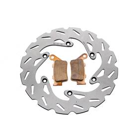 F-53521 Race-driven Rear Riptide Brake Rotor Discs And Pads Fits 1998 - 2001 Ktm 380 Mxc