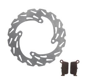 P-11522 Race-driven Brake Rotor And Pads For Suzuki Rm-z450 2005 - 2010 Rear Brakes Riptide