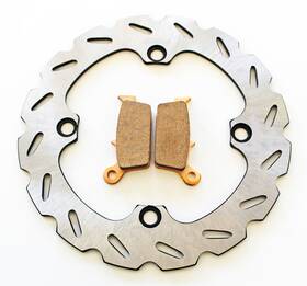 P-81597 Race-driven 1989 - 1996 Honda Cr250 Cr 250 Riptide Brake Rotor And Severe Duty Pads