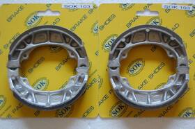 Sk103-sk103 Sok Front&rear Brake Shoes Fit Honda Ct 90 200 Trail 1966-1975 Ct90 Ct200