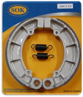Sk112ws Sok Rear Brake Shoes Springs Fit Honda Cb 550 Four Super Sport 1974-1980 Cb550