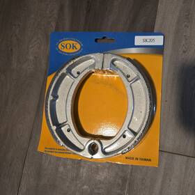 Sk205-sk205 Sok Rear Brake Shoe Fit Yamaha Rt 250 360 Enduro 1970-1973 Rt1 Rt2 Rt3 Front Too