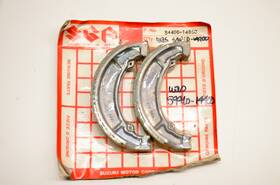 Suzuki 54400-14850 Oem Brake Shoe Set Nos