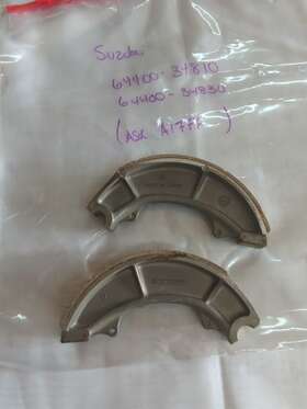 64400-34830 Suzuki 64400-34810 Nos Oem Rear Brake Shoes 73-77 Gt550 77-78 Gs550