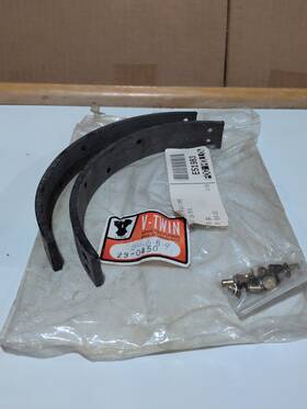 23-0450 V-twin Manufacturing Harley Sportster 1952-1978 Rear Brake Shoes Linings 23-0450 V-twin Manufacturing Harley Sportster 1952-1978 Rear Brake Shoes Linings