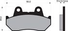 Vd-123 Vesrah Brake Pad Semi-m