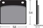 Vd-306 Vesrah Brake Pad Semi-m