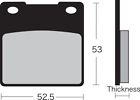 Vd-327 Vesrah Brake Pad Semi-m Vd-327 Vesrah Brake Pad Semi-m