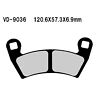 Vd-9036 Vesrah Rear Organic Brake Pads Vd-9036 Vesrah Rear Organic Brake Pads