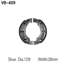 Orve-ah465057-es Vesrah Brake Shoes Front Kawasaki Kx250 1974
