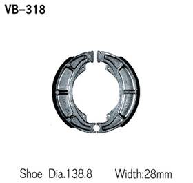 Orve-ah465531-es Vesrah Brake Shoes Rear Suzuki Rm400 1979-1980