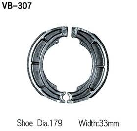 Vesrah Stbr-ve204860-60 Brake Shoes Rear Suzuki Gt550 1976-1977