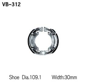 Stbr-ve204900-00 Vesrah Brake Shoes Front Suzuki Rm60 1979-1980 Stbr-ve204900-00 Vesrah Brake Shoes Front Suzuki Rm60 1979-1980