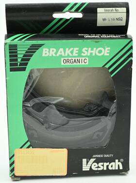 Vb-136-nsq Vesrah Organic Brake Shoe Grooved Model