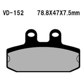Vd-152 Vesrah For Aprilia Atlantic 500 02-04 Rear Organic Semi-metallic Brake Pads Vd-152 Vesrah For Aprilia Atlantic 500 02-04 Rear Organic Semi-metallic Brake Pads