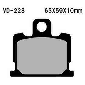 Vd-228 Vesrah For Yamaha Virago 920 1982 Front Organic Semi-metallic Brake Pads