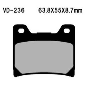 Vd-236 Vesrah For Yamaha V Star 1100 99-09 Rear Organic Semi-metallic Brake Pads Vd-236 Vesrah For Yamaha V Star 1100 99-09 Rear Organic Semi-metallic Brake Pads