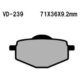 Vd-239 Vesrah For Yamaha Vino 125 04-09 Front Organic Semi-metallic Brake Pads Vd-239 Vesrah For Yamaha Vino 125 04-09 Front Organic Semi-metallic Brake Pads