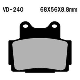 Vd-240 Vesrah For Yamaha Seca Ii 600 92-98 Rear Organic Semi-metallic Brake Pads